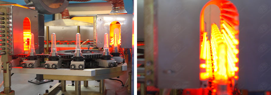 六腔直線式吹瓶機 六腔直線式吹瓶機